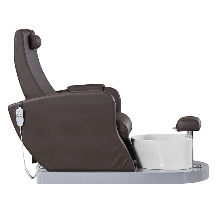 Sillón Pedicura Spa Eléctrico Azzurro 016B Marrón 2