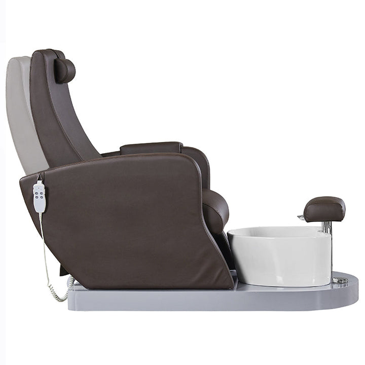 Sillón Pedicura Spa Eléctrico Azzurro 016B Marrón 4