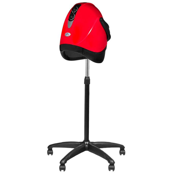 Secador de casco Gabbiano con trípode LX-201S Monovelocidad Rojo 1