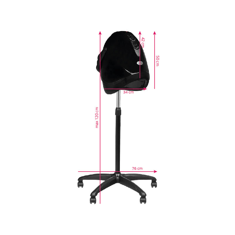 Secador de Casco de Pie Gabbiano LX-201S con Monovelocidad Negro - imagen 4