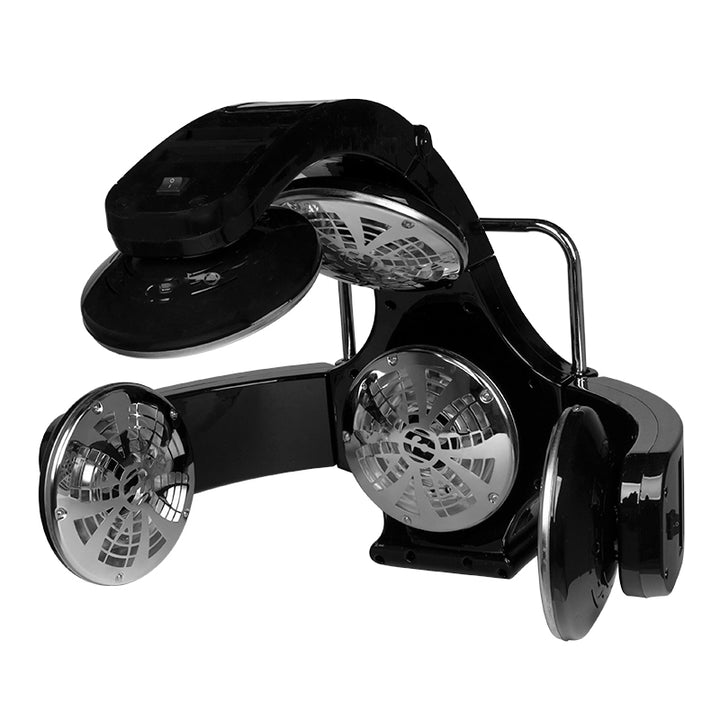 Secador de Casco Pared Gabbiano Infrazón 868A Negro - imagen 2