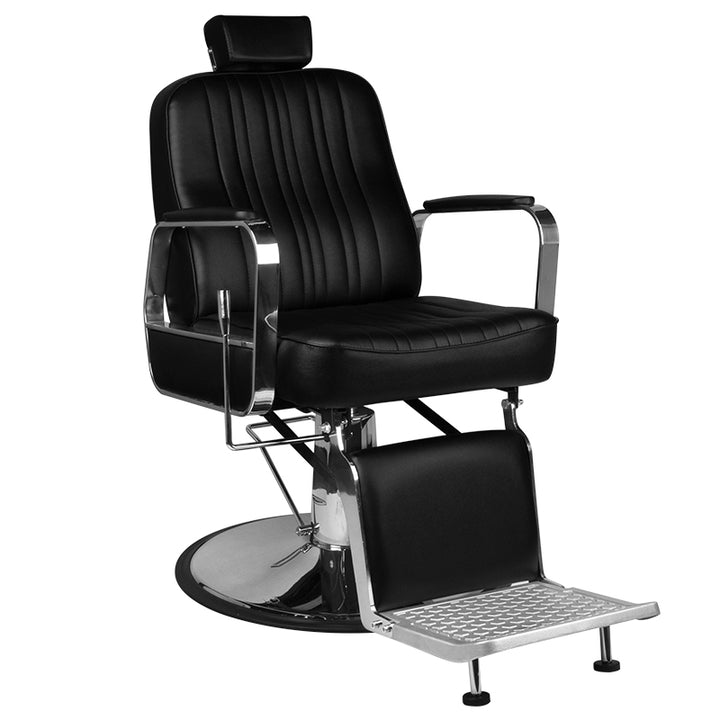 Sillón de Barberia Gabbiano Patrizio Negro