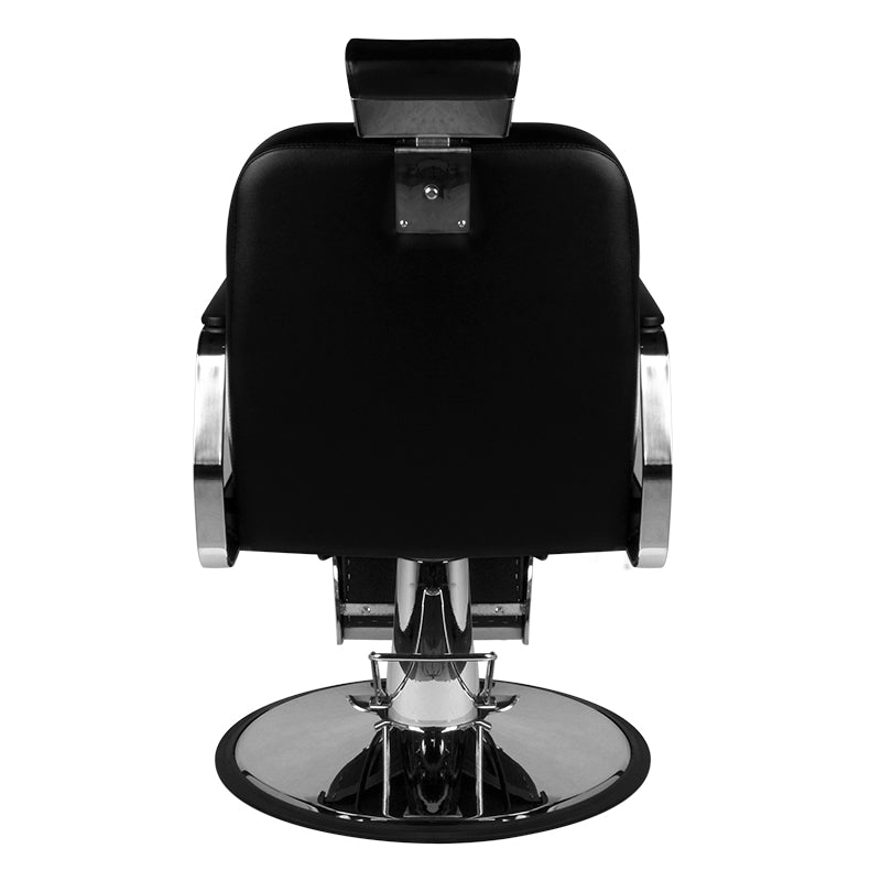 Sillón de Barberia Gabbiano Patrizio Negro - imagen 4