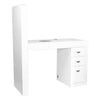 Mesa Manicura 310 Blanco Izquierda