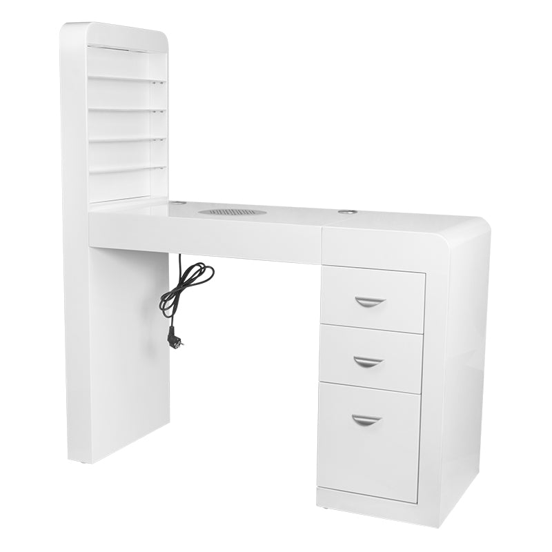 Mesa Manicura 310 Blanco Izquierda - imagen 7