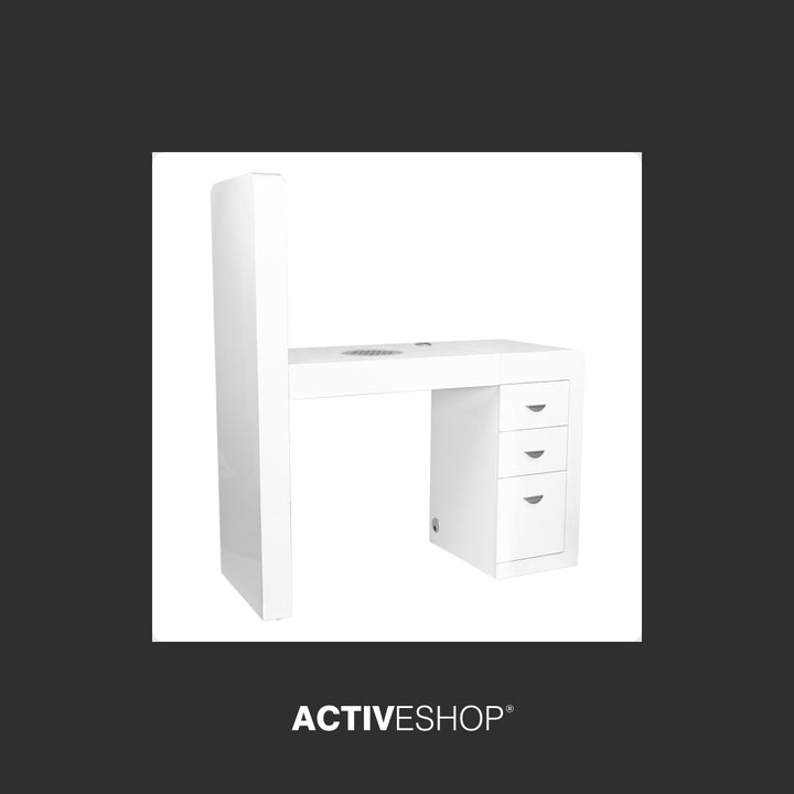 Mesa Manicura 310 Blanco Izquierda