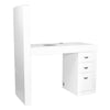 Mesa de manicura 310 Blanco izquierda