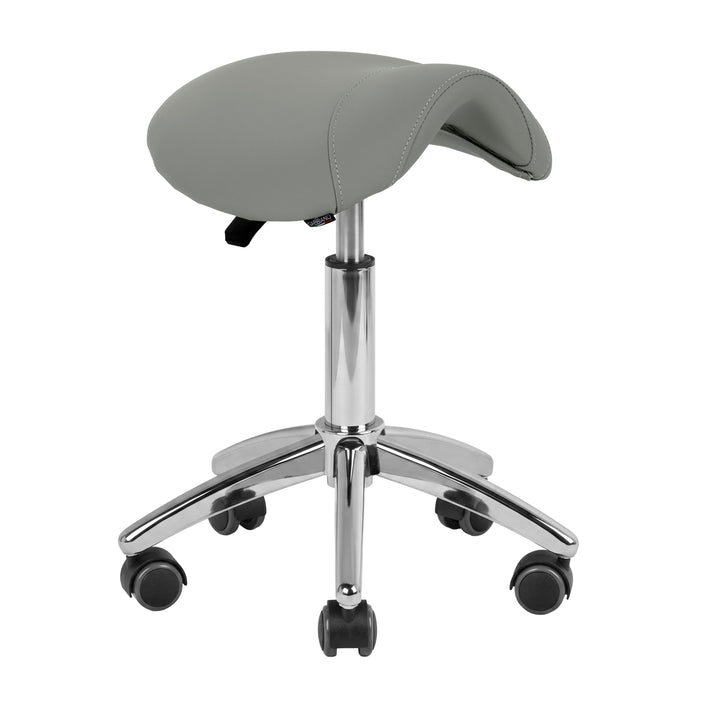 Taburete con Ruedas AM-302 Gris