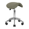 Taburete con Ruedas AM-302 Gris