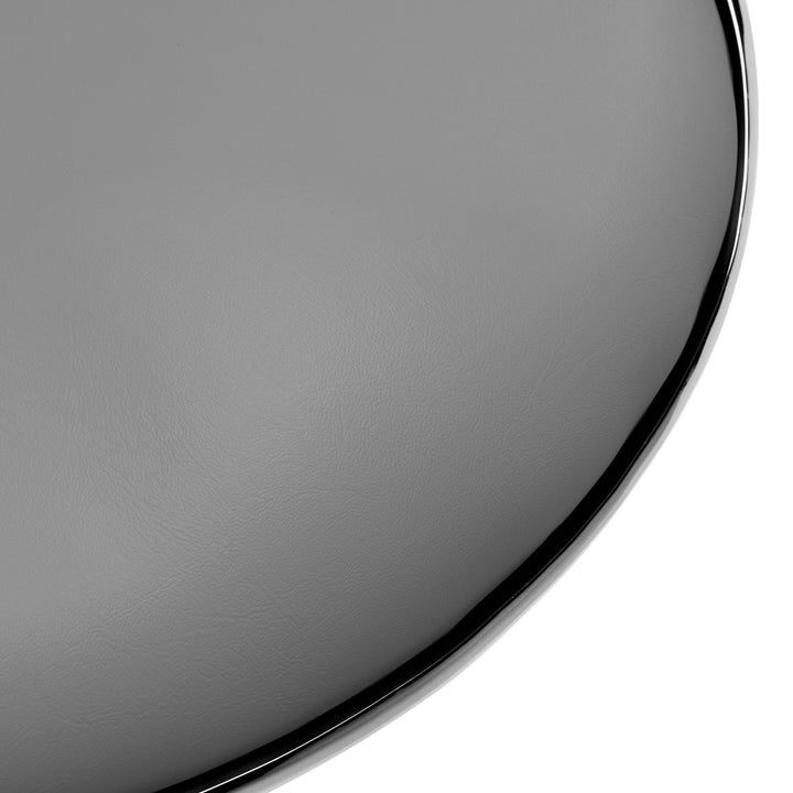 Taburete Ergonómico con Ruedas y Respaldo Gabbiano Q-4599 Gris - imagen 5