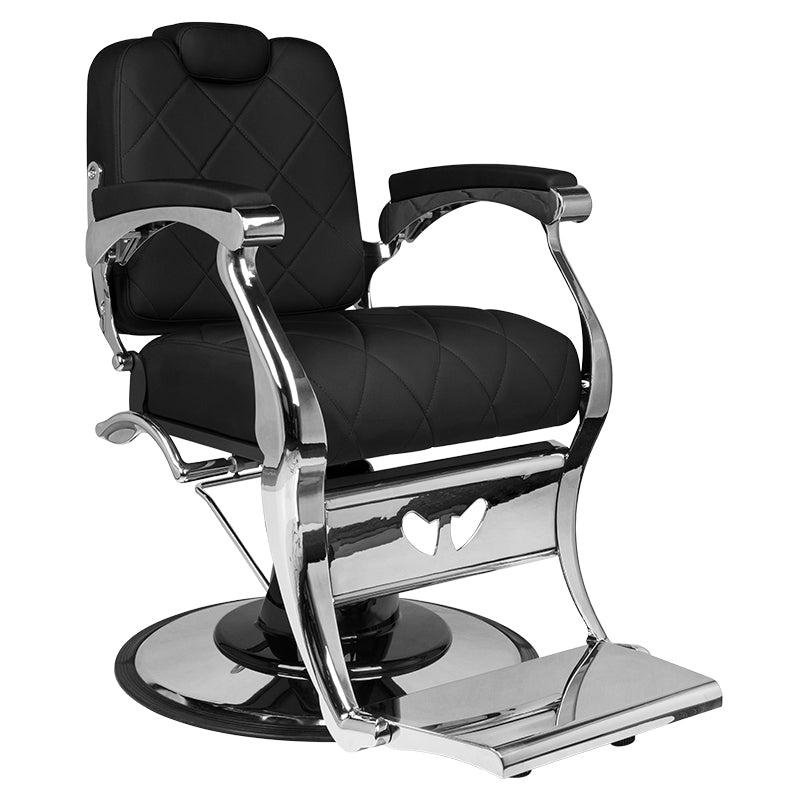 Sillón de Barberia Gabbiano Dario Negro
