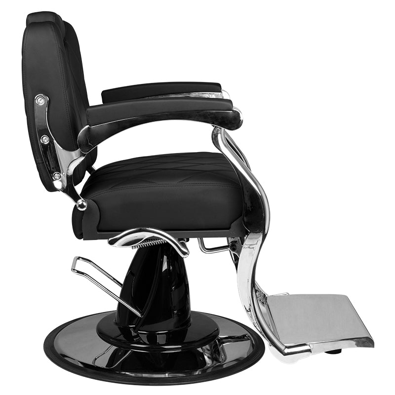 Sillón de Barberia Gabbiano Dario Negro - imagen 2