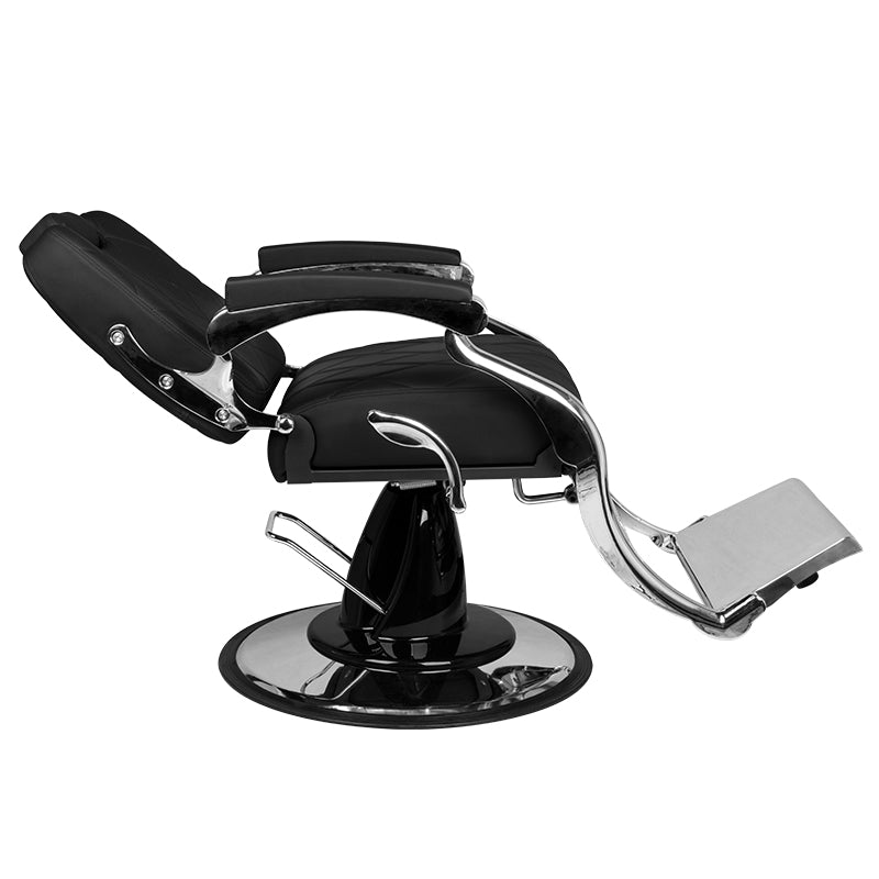 Sillón de Barberia Gabbiano Dario Negro - imagen 3