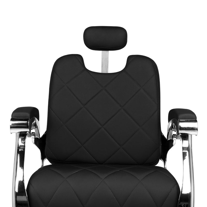 Sillón de Barberia Gabbiano Dario Negro - imagen 4