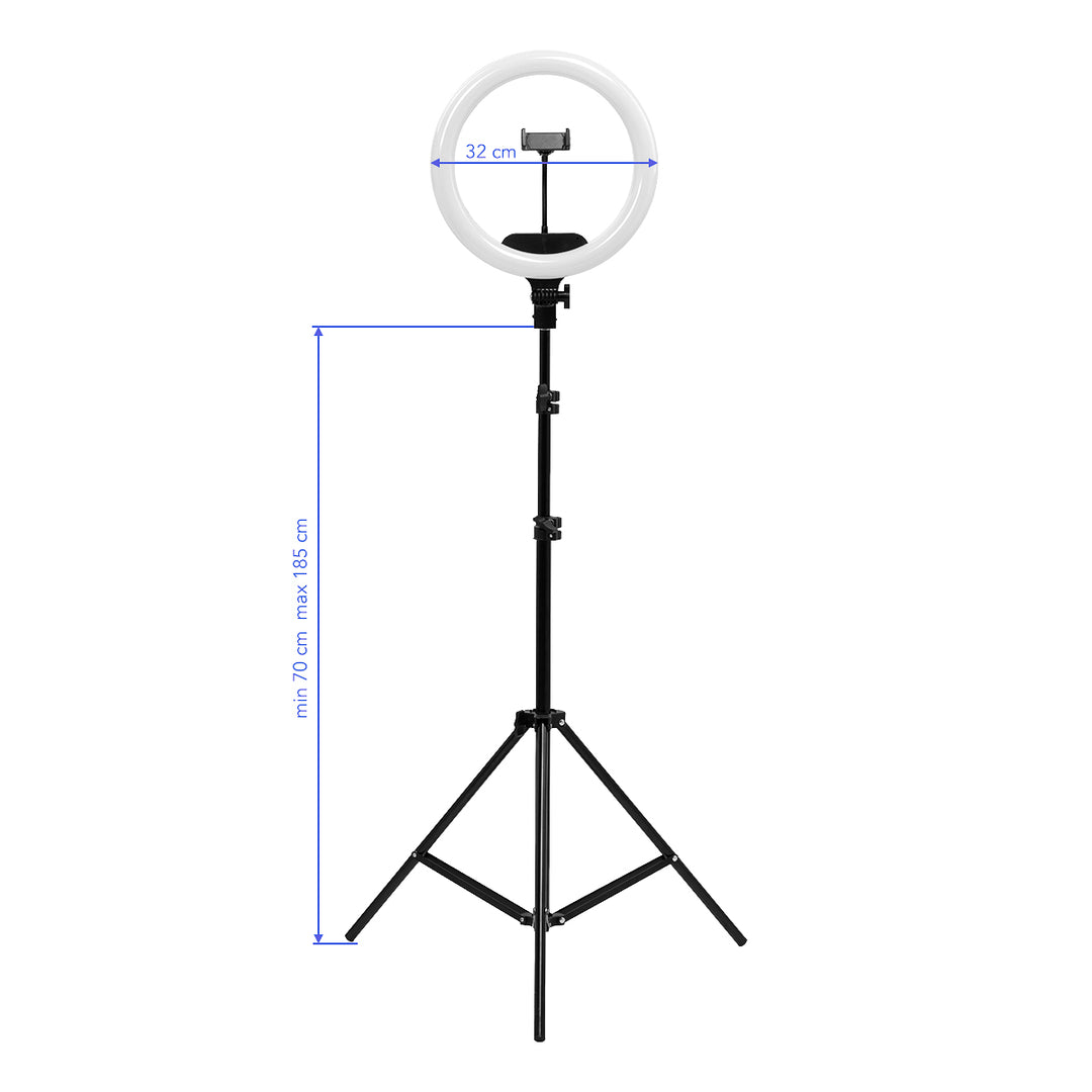 Aro de Luz con Trípode 13" 36W Negro - imagen 16