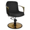 Sillón de peluquería Gabbiano Bologna Negro Oro
