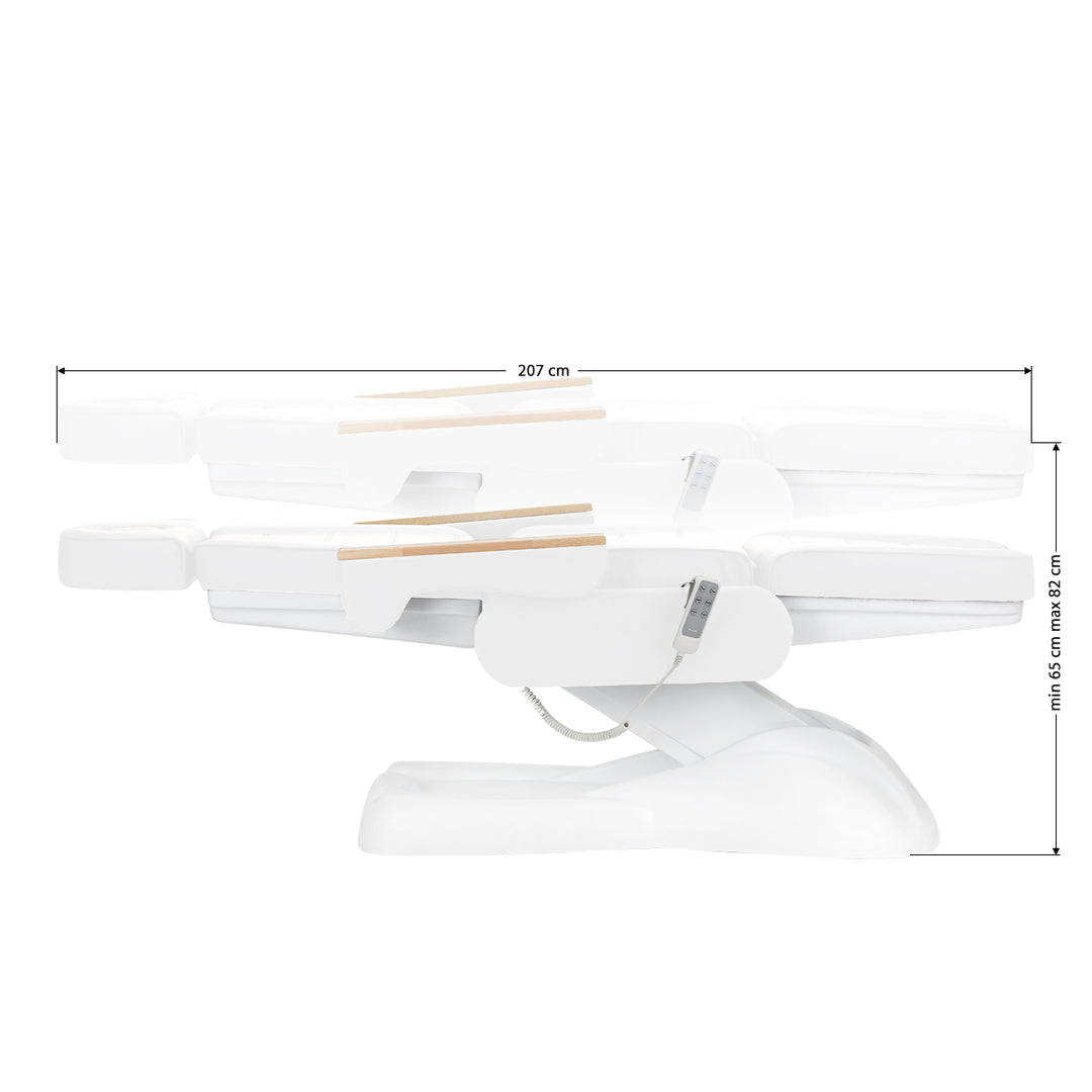 Sillón Estético Eléctrico Lux 273B 3 Motores Blanco - imagen 16