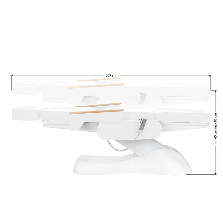 Sillón Estético Eléctrico Lux 273B 3 Motores Blanco - imagen 16