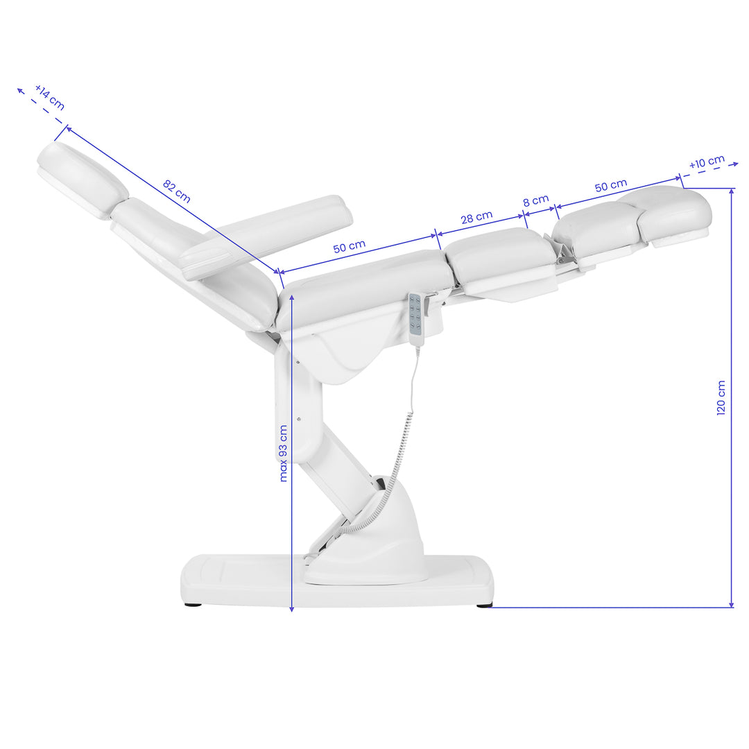 Sillón Estético Eléctrico Kate 4 Motores Blanco - imagen 13