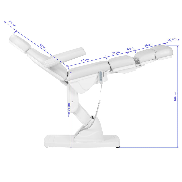 Sillón Estético Eléctrico Kate 4 Motores Blanco - imagen 13