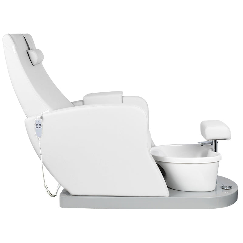 Sillón Pedicura Spa Eléctrico Azzurro 016B Blanco 2