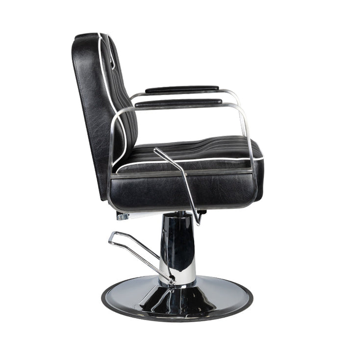 Sillón de barbero Gabbiano Matteo Negro 3