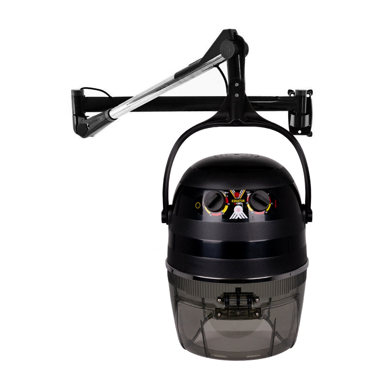 Secador de Casco Pared Gabbiano 1600A con Monovelocidad Negro