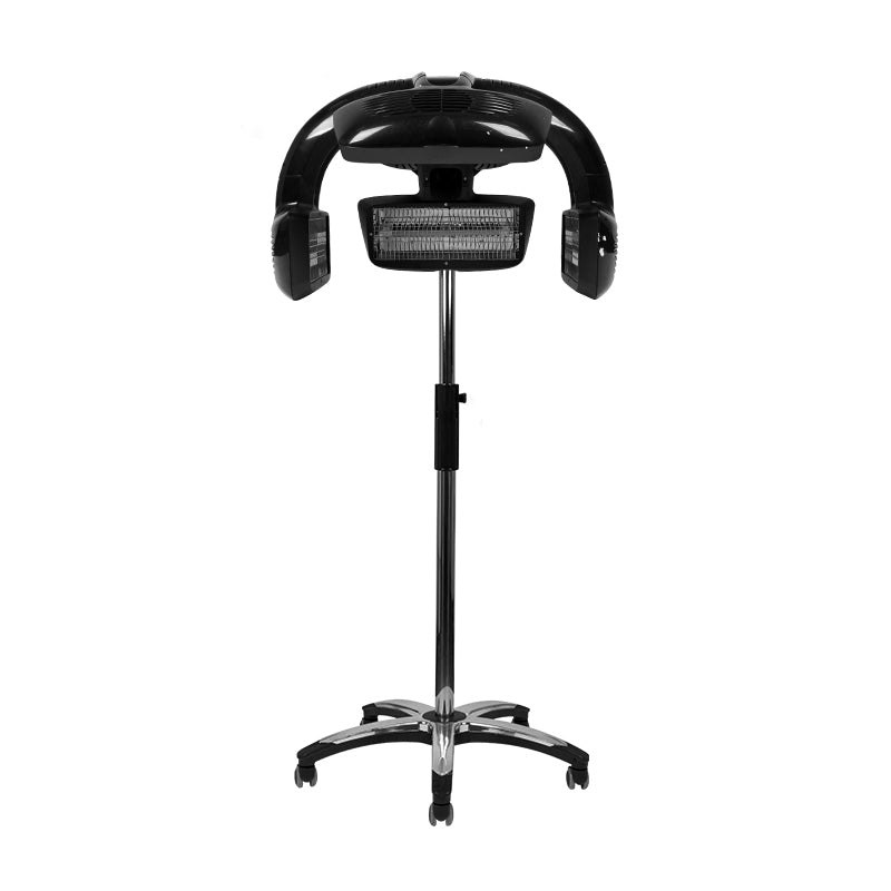 Secador de Casco de Pie Gabbiano Infrazón 628 Negro