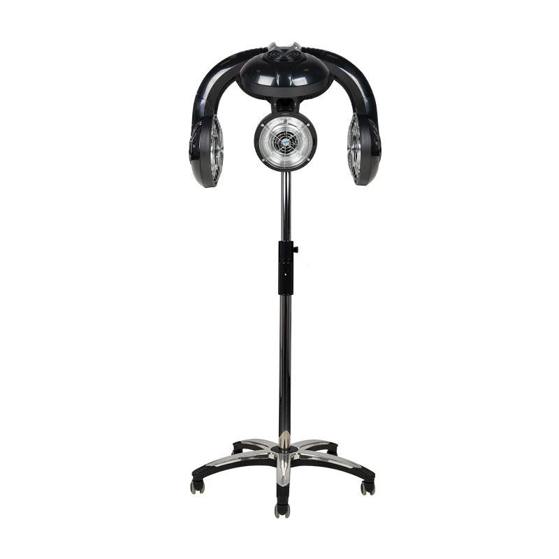 Secador de Casco de Pie Gabbiano Infrazón 938 Negro
