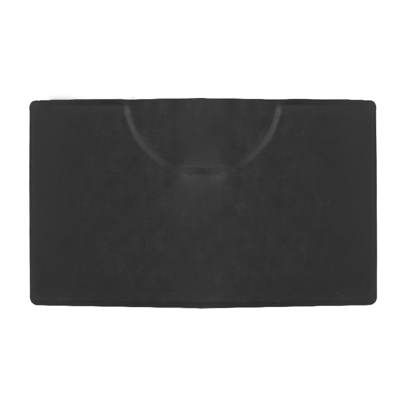 Alfombra de Peluquería para Sillón Rectangular Negro