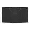 Alfombra de Peluquería para Sillón Rectangular Negro