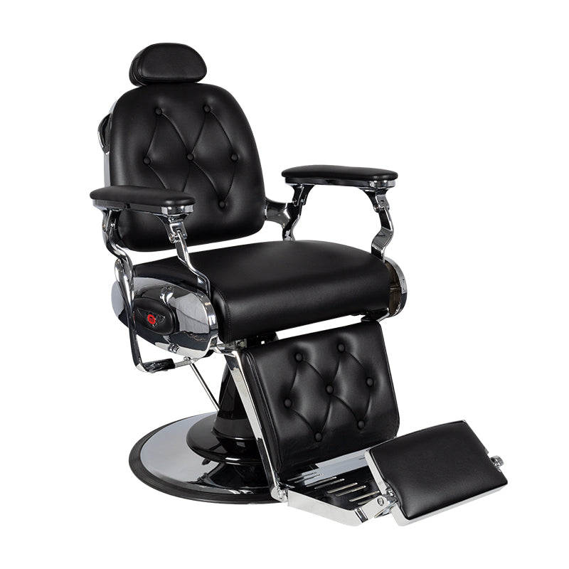 Sillón de Barberia Gabbiano Pietro Negro