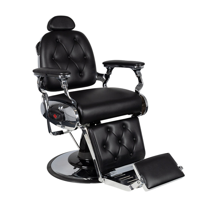 Sillón de Barberia Gabbiano Pietro Negro