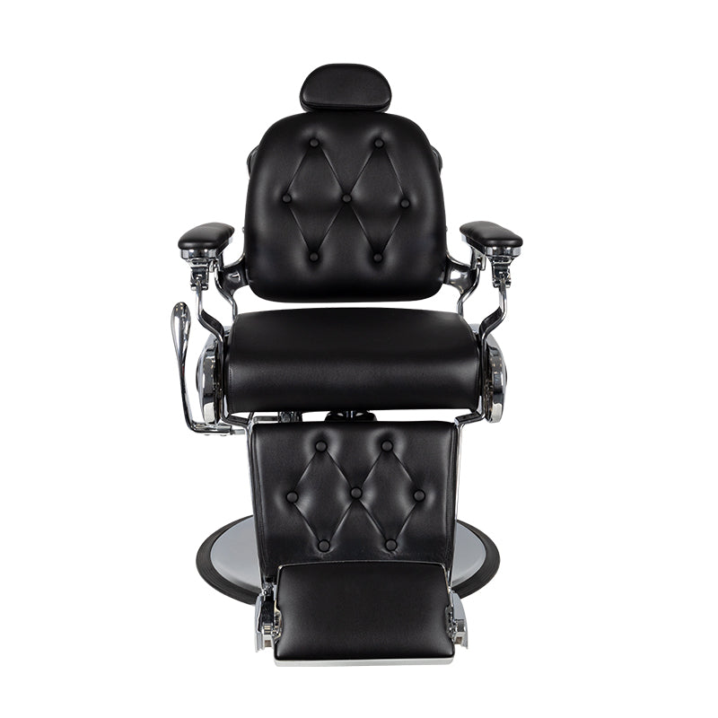 Sillón de Barberia Gabbiano Pietro Negro - imagen 5