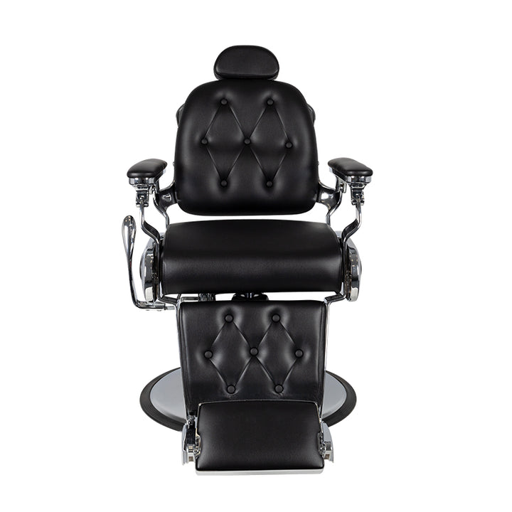 Sillón de Barberia Gabbiano Pietro Negro - imagen 5
