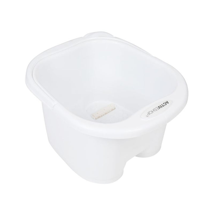Bañera de Pedicura con Rodillos de Masaje Blanca