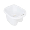 Bañera de Pedicura con Rodillos de Masaje Blanca