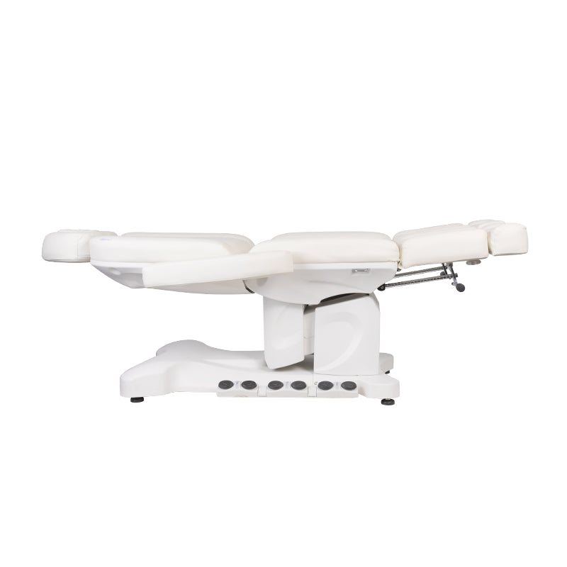 Sillón Estético Eléctrico Azzurro 708B Pro 3 Motores Pedi con Pedal y Calefacción Blanco - imagen 7