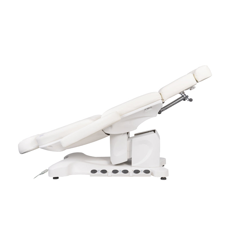 Sillón Estético Eléctrico Azzurro 708B Pro 3 Motores Pedi con Pedal y Calefacción Blanco - imagen 8