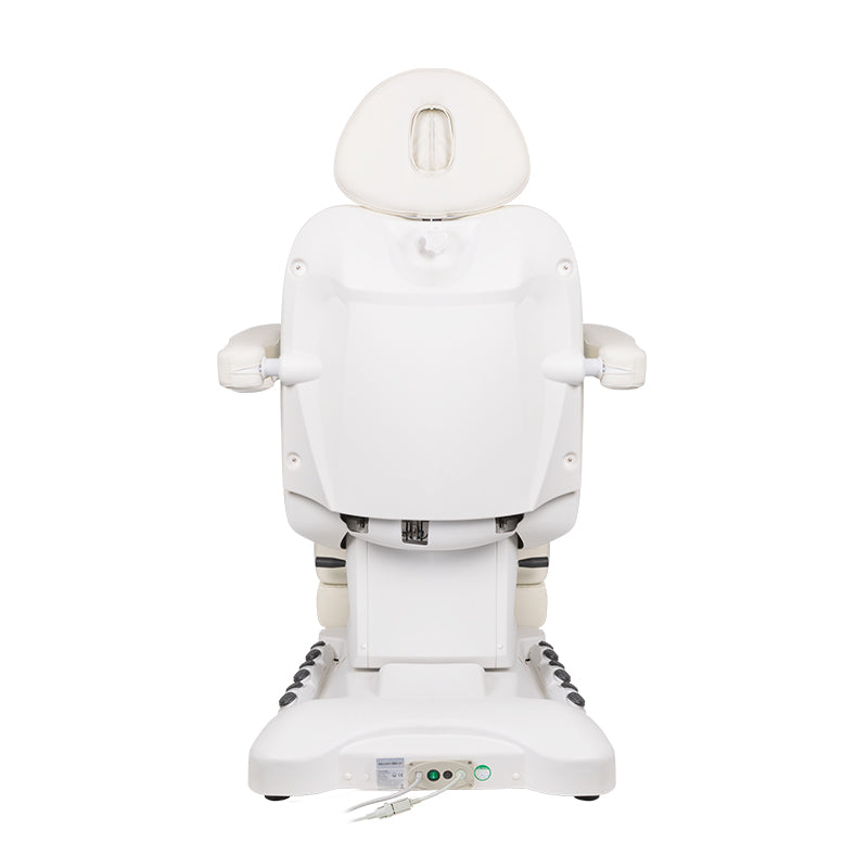 Sillón Estético Eléctrico Azzurro 708B Pro 3 Motores Pedi con Pedal y Calefacción Blanco - imagen 10