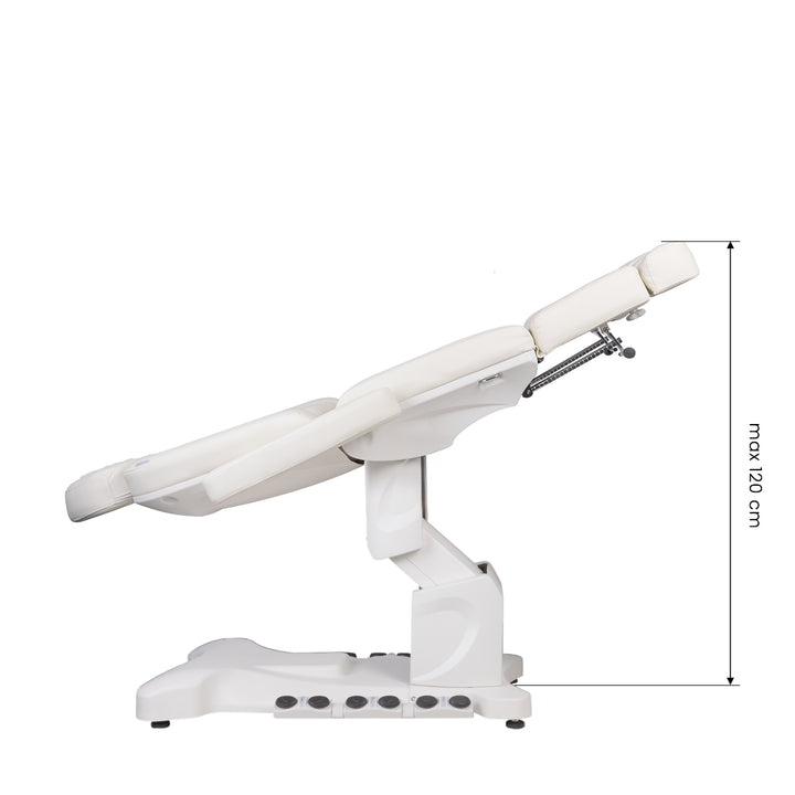 Sillón Estético Eléctrico Azzurro 708B Pro 3 Motores Pedi con Pedal y Calefacción Blanco - imagen 16
