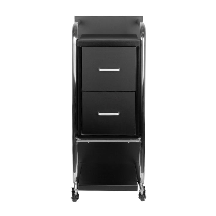 Carro de Peluquería Gabbiano Solo Negro-Plata - imagen 2