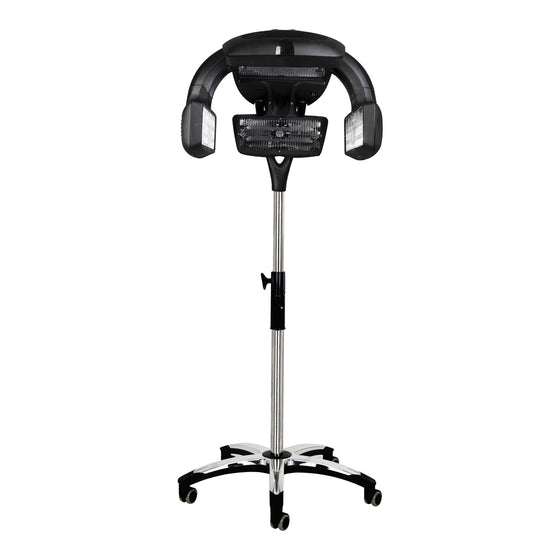 Secador de Casco de Pie Gabbiano Infrazón Y-707 Negro