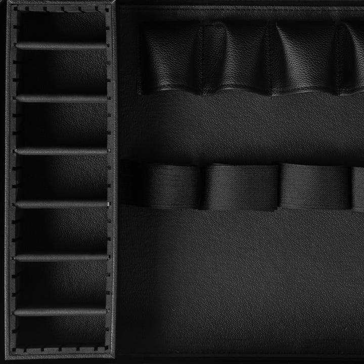 Maletín de Peluquería Aluminio con Cerradura de Combinación y Bandolera Blanco-Negro - imagen 5