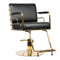 Sillón de peluquería Gabbiano Prato Oro-Negro