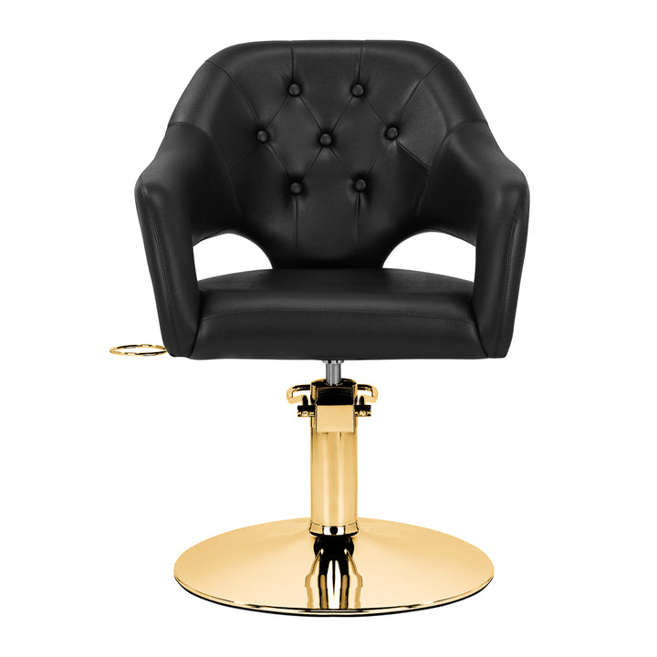 Silla de Peluquería Gabbiano Parma Oro-Negro 2