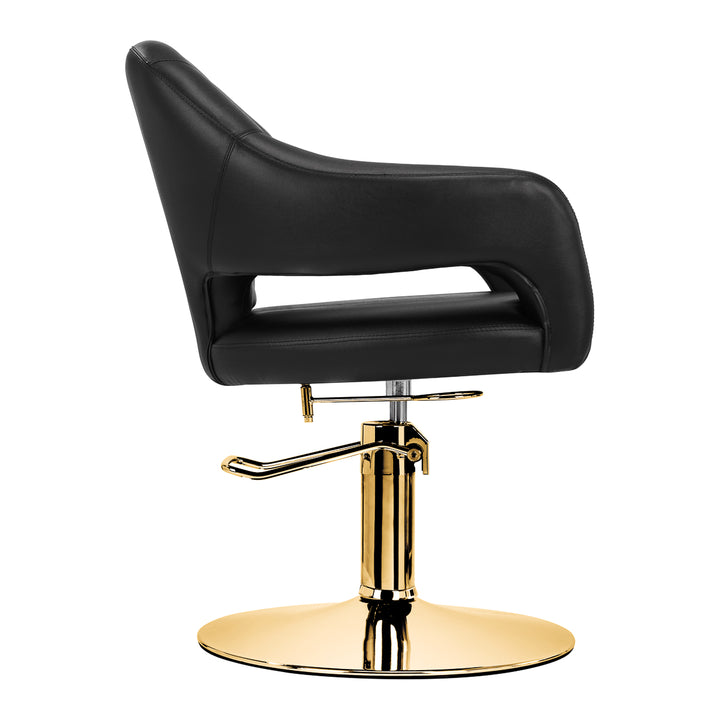 Silla de Peluquería Gabbiano Parma Oro-Negro 4