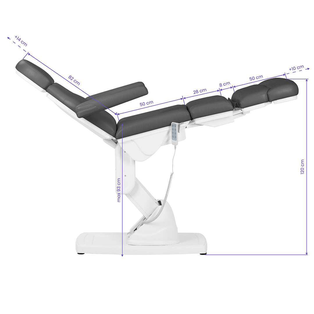 Sillón Estético Eléctrico Kate 4 Motores Gris - imagen 9