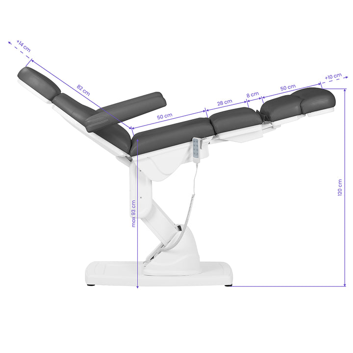 Sillón Estético Eléctrico Kate 4 Motores Gris - imagen 9