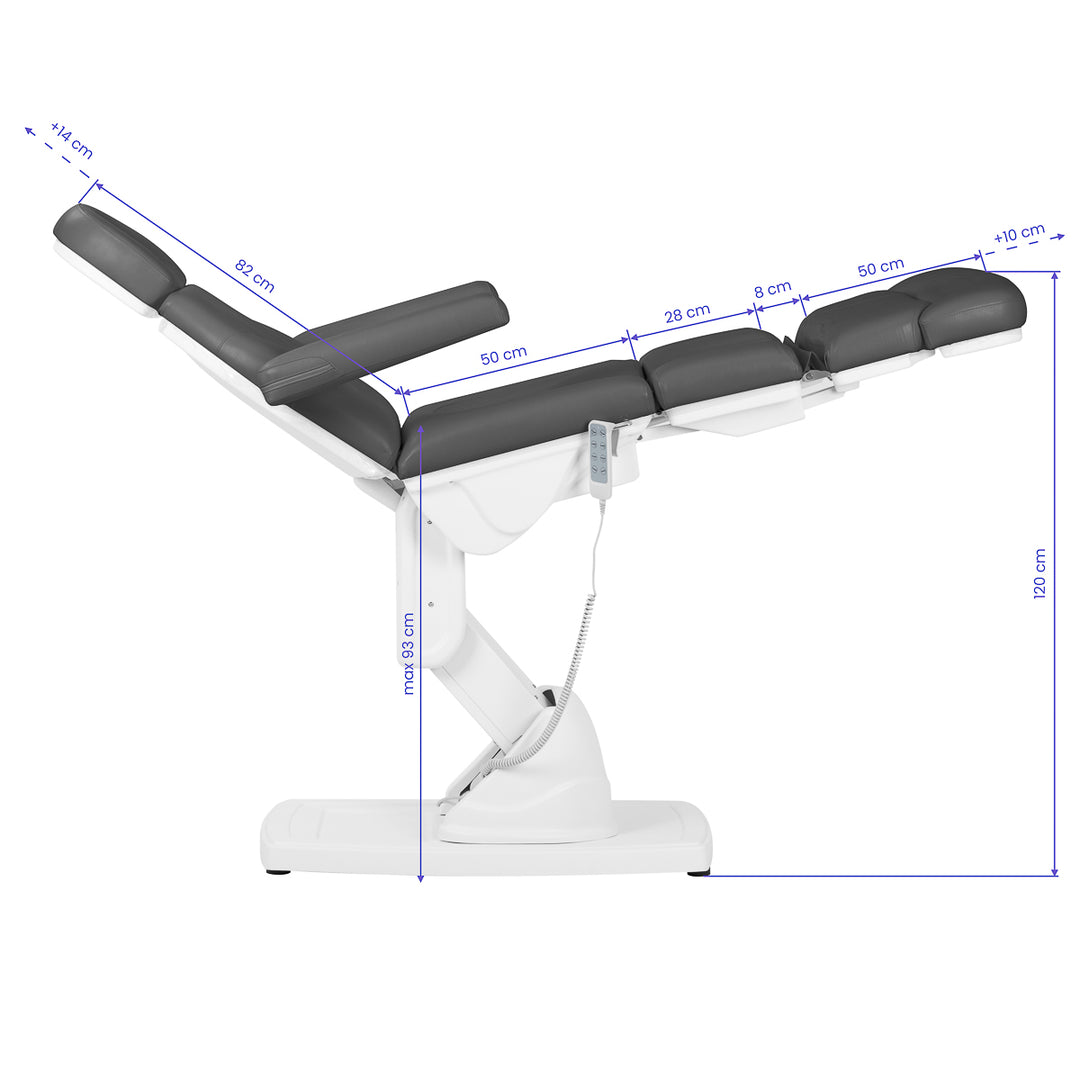 Sillón Estético Eléctrico Kate 4 Motores Gris - imagen 13